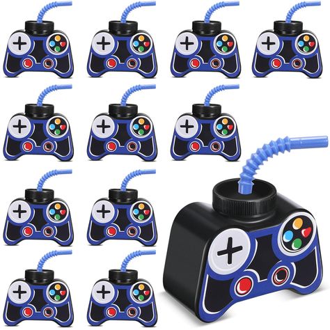 Gaming Party Favors, Gaming Birthday, Gaming Theme Birthday Party, Game On Birthday Party Ideas, Gamer Birthday Party Ideas Boys, Gaming Birthday Party, Video Game Theme Birthday Party, Gaming Party, Gaming Birthday Party Ideas Boys