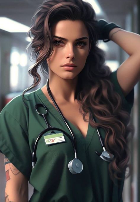 Doctor Oc, Nurse Character, Sims Inspiration, Character Board, Call Of Cthulhu, Female Doctor, Disney Fan, Art Prompts, Female Character