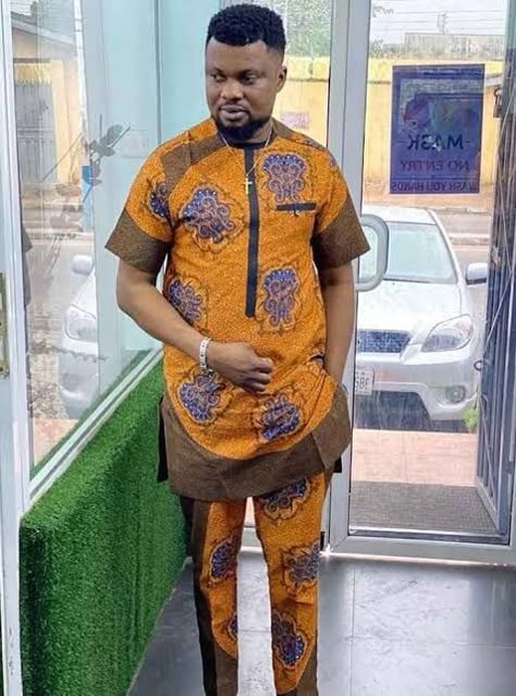 Simple Ankara Styles For Men, Ankara For Man, Men's Ankara Styles, Ankara Styles For Man, Latest Ankara For Men, Man Ankara Style, Ankara Dress For Men, Ankara Styles For Men Ankara Styles For Men Nigerian Fashion, Igbo Native Attire For Men