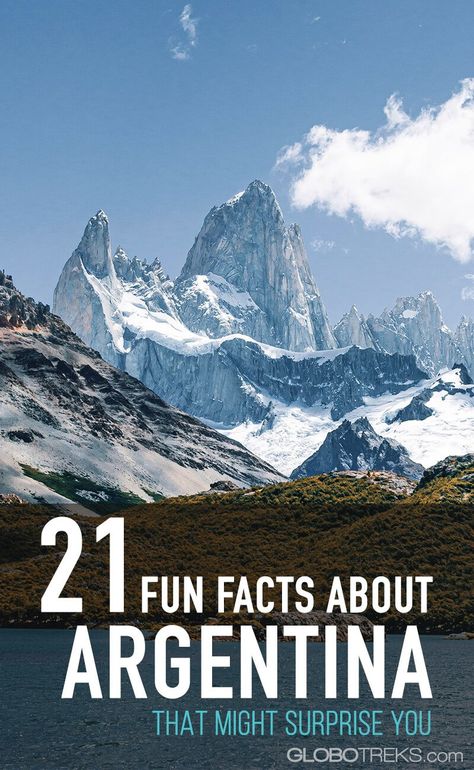 21 Fun Facts About Argentina That Might Surprise You! Argentina Facts, Magellanic Penguin, Unique Facts, Iguazu Falls, Andes Mountains, Surprising Facts, Film History, Budget Travel Tips, Blow Your Mind