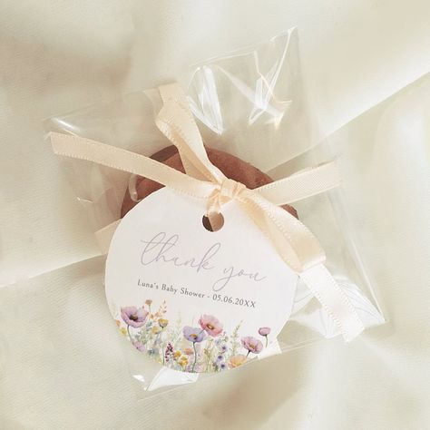 Cute Baby In Bloom Floral Wildflower Baby Shower Baby In Bloom Shower Favors, Floral Baby Shower Theme, Butterfly Baby Shower Favors, Wildflower Favors, Bloom Theme, Blush Pink Baby Shower, Baby Shower Party Themes, Wildflower Baby Shower, Elegant Baby Shower