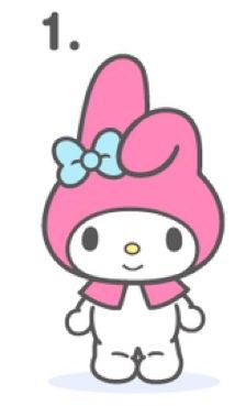 My Melody Drawing Easy, Mymelody Drawing, My Melody Standing, May Melody, My Melody Drawing, Melody Drawing, My Melody Pfp, My Melodi, My Melody Cartoon