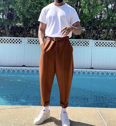 Dressy Casual For Men, Casual 90s Outfits Men, Rooftop Vibes, Masc Outfit, Buisness Casual, Masc Outfits, Black Men Street Fashion, Men Street Fashion, Street Style Outfits Men