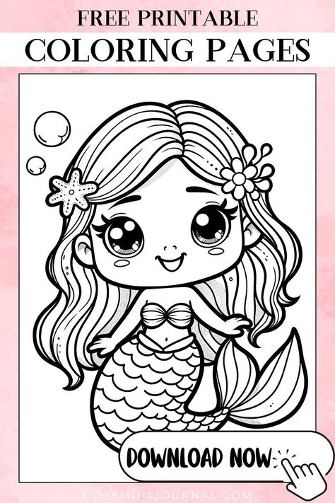 Mermaid Coloring Pages: A Magical Underwater Adventure
 
 🎨 Colorful mermaid coloring pages for kids of all ages. Help your child explore the underwater world with these fun and educational illustrations.
 
 #mermaid #coloringpages #underwater #art #kids #education #activities Free Printable Mermaid, Mermaids Swimming, Mythical Sea Creatures, Magical Underwater, Beautiful Underwater, Underwater Scenes, Educational Illustration, Free Horses, Mermaid Swimming