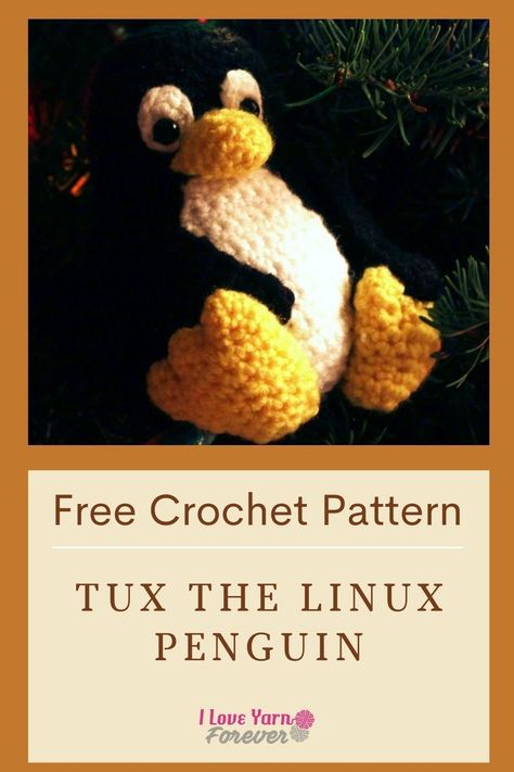 Get your Tux the Linux Penguin Crochet Tutorial Here. 200+ Free Crochet and Knitting Patterns for Beginner to Expert. Pingu Crochet Pattern Free, Crochet Penguin Pattern Free, Tux Penguin, Linux Penguin, Penguin Crochet Pattern, Penguin Amigurumi, Penguin Crochet, Crochet Penguin, Penguin Pattern