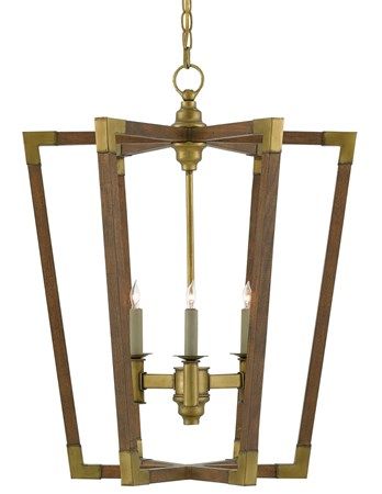 Brass Corners, Cage Light, Large Lanterns, Small Lanterns, Monteverde, Wood Chandelier, Chandelier Lighting Fixtures, 3 Light Chandelier, Gold Chandelier