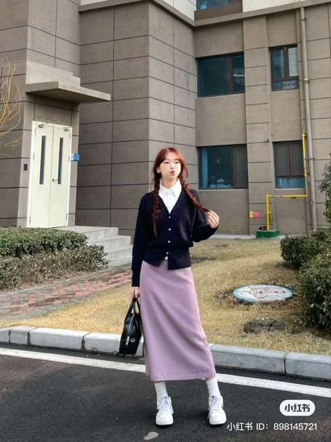 What To Wear In Taiwan, Japan Outfit Winter, Japan Outfit, Ulzzang Fashion, Style Spring, Ootd Style, Inspiration Style, Office Outfits, Aesthetic Outfits