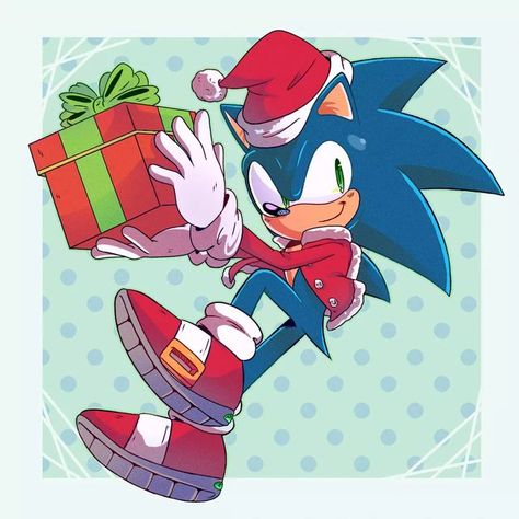 Sonic Christmas Art, Sonic Christmas Wallpaper, Christmas Sonic, Friends Profile, Sonic Christmas, Hedgehog Wallpaper, Sonic Pfps, Sonic Images, Sonic Heroes