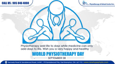 When is World Physical Therapy Day Observed? World Physical Therapy Day, World Physiotherapy Day, Physiotherapy Day, Health Technology, Physical Therapist, New Hope, Acupuncture, Physical Therapy, Advanced Technology