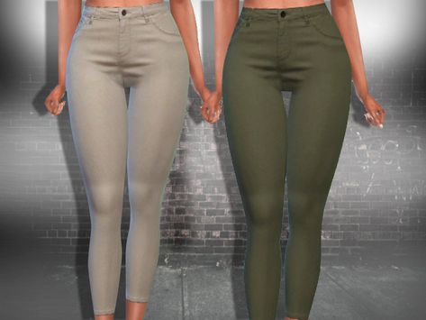 Female Clothing, Sims 4 Cc, Sims 4 Custom Content, Maxis Match, The Sims Resource, Sims Resource, The Sims, Sims 4, Khaki Pants