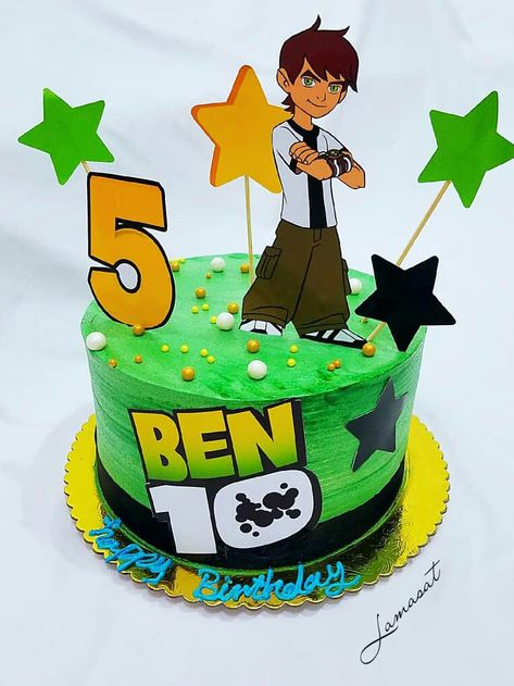 Ben 10 Cakes For Boys, Paw Patrol Birthday Cake Boys, Toddler Cake, Ben 10 Cake, Ben 10 Birthday Party, Doll Cake Designs, Cake Themes, Ben 10 Birthday, Cake Designs For Boy