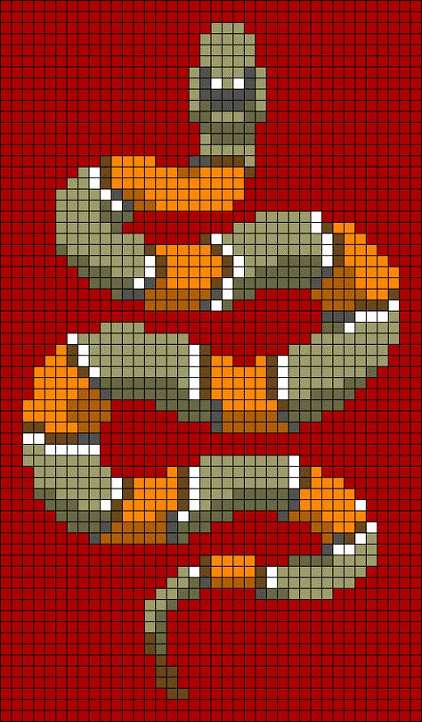 Snake Cross Stitch Pattern, Snake Alpha Pattern, Snake Pixel Art, Snake Cross Stitch, Grid Crochet, Crochet Sweater Design, Dmc Cross Stitch, Graph Crochet, Chain Keychain