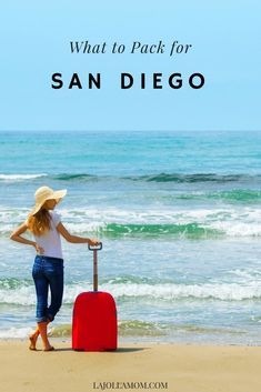 Find out what to pack for San Diego from clothes to helpful beach gear. via @lajollamom Pack For San Diego, La Jolla San Diego, San Diego Vacation, Visit San Diego, Coronado Island, La Jolla California, San Diego Travel, California Outfits, San Diego Zoo