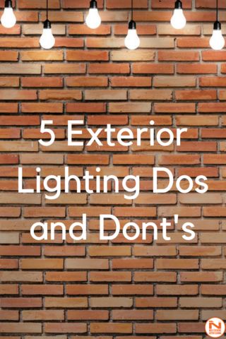 Placement Of Exterior House Lights, Exterior Recessed Lighting, Eaves Lighting Outdoor, Lighting Dos And Donts, Soffit Lights Exterior, Brick House Exterior Lighting, Exterior Porch Lights Front Entrances, Porch Recessed Lighting, Lights On House Exterior At Night