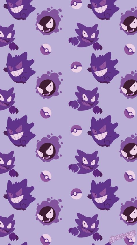 Haunter Pokemon, Minimalist Wallpaper Phone, Gengar Pokemon, Ipad Air Wallpaper, Pokemon Pattern, Monkey Wallpaper, Ghost Pokemon, Pokemon Backgrounds, Cool Pokemon Wallpapers