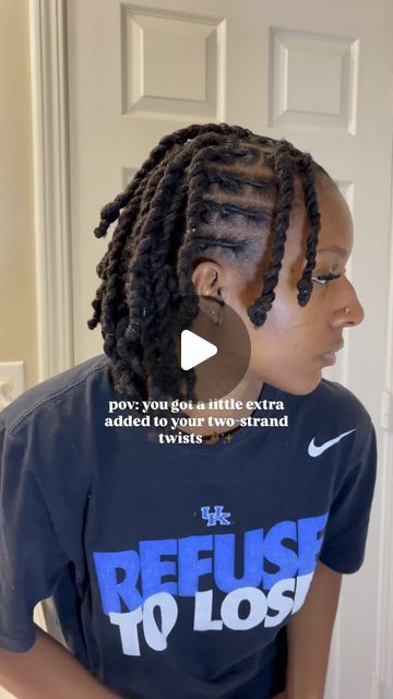 𝐉 𝐎 𝐑 𝐃 𝐀 𝐍 ❀ on Instagram: "y’all gotta try the flat twists next time! #locstyles #locs" 2 Strand Twist On Locs, Starter Locs Two Strand Twist Styles, 2 Barrel Twist Locs Women, Locs With Two Strand Twist, Short Two Strand Twist Locs, Two Strand Twist Loc Styles, Two Strand Loc Styles For Women, Protective Loc Styles, Flat Twist Loc Styles