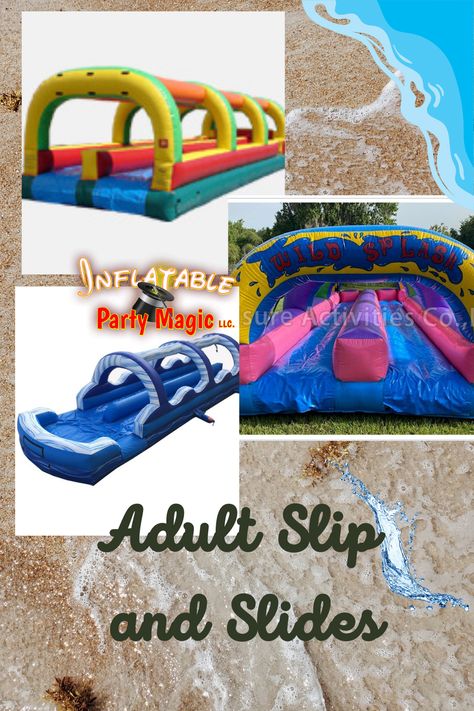 Alvarado Adult Slip N Slide Inflatable Slip And Slide, Water Birthday Parties, Water Slide Rentals, Water Birthday, Slip N Slide, Bounce House Rentals, Photo Booth Rental, Slip And Slide, Bounce House