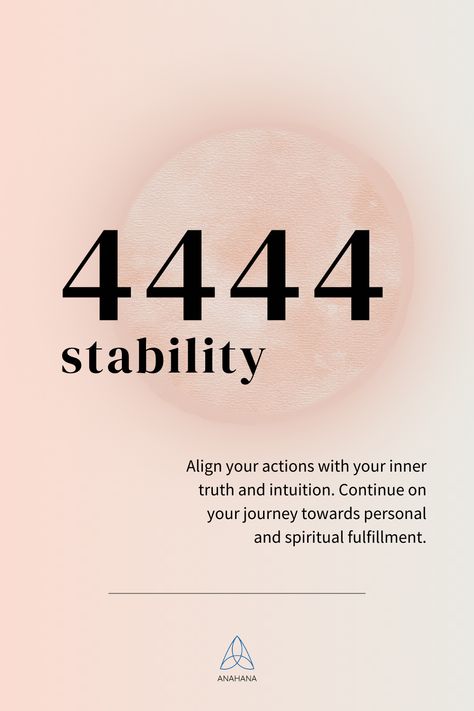 Encountering the 4444 angel number signifies a profound and deep spiritual meaning and message, urging you to align your actions with your inner truth and intuition. This powerful number sequence offers guidance, reassurance, and encouragement on your journey towards personal and spiritual fulfillment.  The repeated appearance of the number 4 in this sequence amplifies its energies and influences, highlighting the importance of perseverance, responsibility, and inner wisdom. Angel Number 4 Meaning, 4444 Angel Number Meaning, 4444 Meaning, 4444 Angel Numbers, 4444 Angel Number, Angel Number 4, Spiritual Fulfillment, Number Quotes, The Number 4