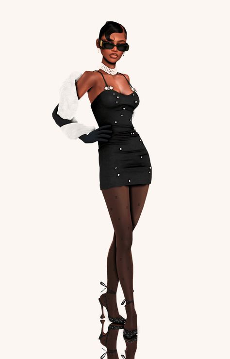 Naomi's Corner Ts4 Tights Cc, Sims 4 Satin Dress, Sims 4 Black Cc Clothing Women, Sims Download Female, Sims 4 Black Dress, Sims 4 Cc Black Clothes, Ts4 Cc Kids, Sims Cc Outfits, Poc Oc