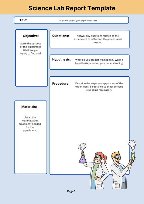 Have your students write their next lab report with our editable Science Lab Report Template in Canva. Students will have an easy time in completing each section and their teachers can track their work as they complete the report. Lab Report Template, Lab Report, Science Resources, Science Lab, Middle School Science, Student Writing, Report Template, Teacher Help, Health And Nutrition