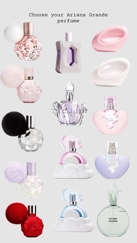 Choose your Ariana grande perfume #fyp #blowup #arianagrande #perfume Ariana Grande New Perfume, Ariana Grande Grammys, My Everything Ariana Grande, Ariana Perfume, Coconut Perfume, Ariana Grande Fragrance, Ariana Grande News, Ariana Grande Images, Ariana Grande Perfume