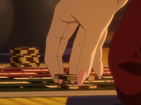 Poker Aesthetic Vintage, Animated Scenery, Casino Aesthetic, C Anime, Wicked Game, Mini Photo, Prop Design, Anime Aesthetic, Anime Life