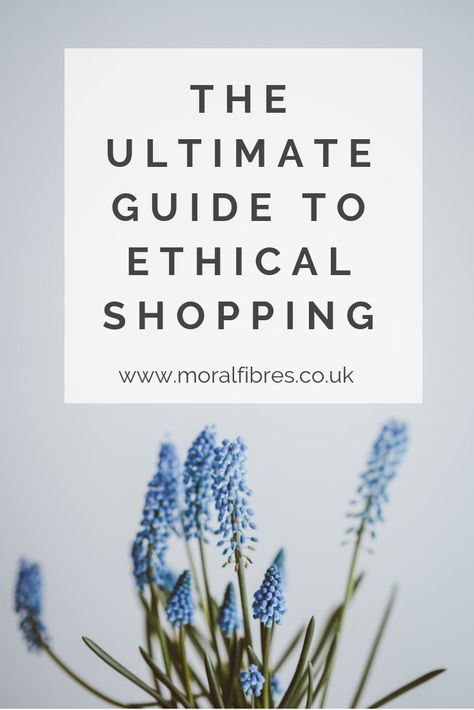 Step up your ethical shopping game with this ultimate guide to ethical shopping. From where to shop to how to shop and when not to shop, it's all here. Minimalistic Lifestyle, Sustainable Living For Beginners, Sustainability Tips, Ethical Living, Eco Lifestyle, Writing Guide, Plastic Free Living, Eco Friendly Garden, Eco Green