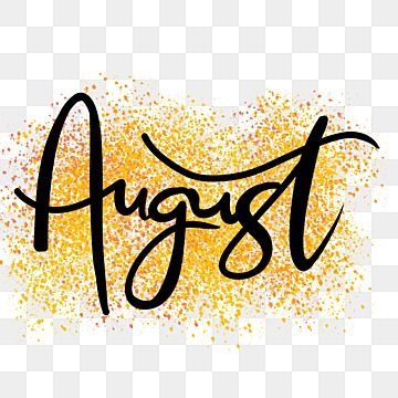 August Clipart, August Lettering, August Font, Simple Lettering, Journal Therapy, Different Font Styles, Create Quotes, August Month, Hand Lettering Inspiration