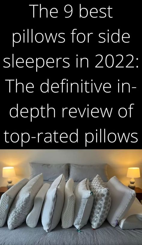 The Best Pillow For Sleeping, Pillow Side Sleeper, Diy Side Sleeper Pillow, Best Bed Pillows Sleep, Sleeping Pillows Best, Best Pillow For Side Sleeper, Storing Medicine, Pillows For Side Sleepers, Mobile Home Redo