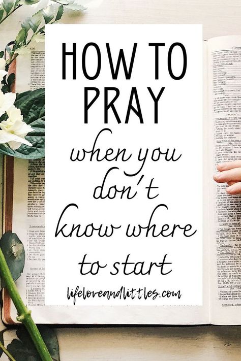 Do you want to know how to pray when you don't know where to start? Read this guide on how to pray when you have never prayed.. Teach Me How To Pray, How To Pray When You Dont Know What To Say, How To Start Praying Daily, Learn How To Pray, How Do You Pray, How To Properly Pray, Learning How To Pray, How To Pray For Others, How To Pray For Beginners