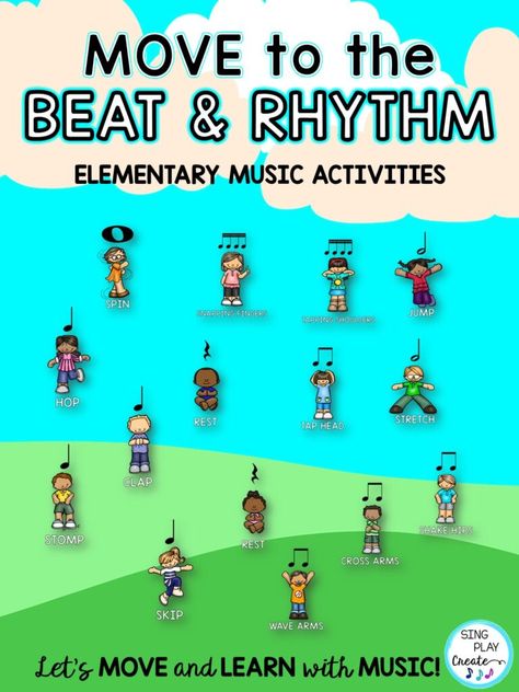 Music And Movement For Toddlers, Boom Whackers, Kids Movement Activities, Music Rhythm Activities, Preschool Music Lessons, Movement Quotes, Music Games For Kids, Theater Teacher, Music Therapy Activities