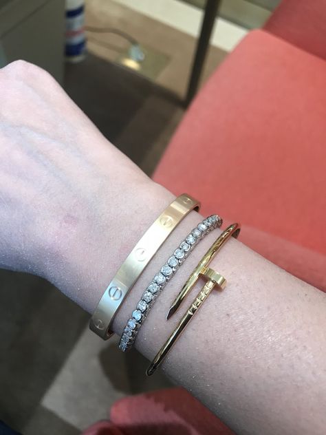 Cartier Cuff Bracelet, Cartier Love Cuff Bracelet, Cartier Love Bangle, Cartier Bangle, The Soft Life, Lux Jewelry, Love Bangle, Wrist Jewelry, Luxe Jewelry