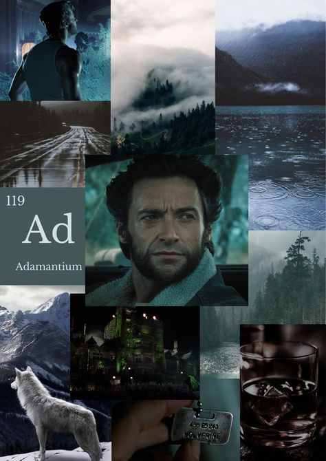 Wolverine/Logan aesthetic mood board (blue themed) | #wolverine #logan #moodboard Wolverine Banner, Logan Howlett Aesthetic, Xmen Wallpapers, Logan Wolverine Movie, Wolverine Edit, Logan Aesthetic, Wolverine Aesthetic, Wolverine And Jean, Wolverine And Jean Grey