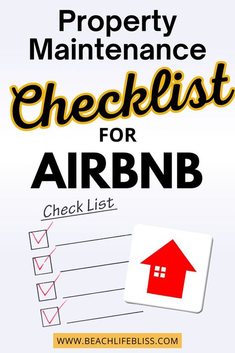 Rental property maintenance is a specialized industry that requires a significant amount of knowledge and expertise. You need to be knowledgeable not only in the technical aspects of property maintenance but also of the legal ramifications that come with the job. Read the blog now. #airbnb #checklist #homeimprovement Airbnb Host Checklist, Airbnb Checklist, Airbnb Hosting, Hosting Tips, Property Maintenance, Maintenance Checklist, Airbnb Host, Rental Properties, Rental Property