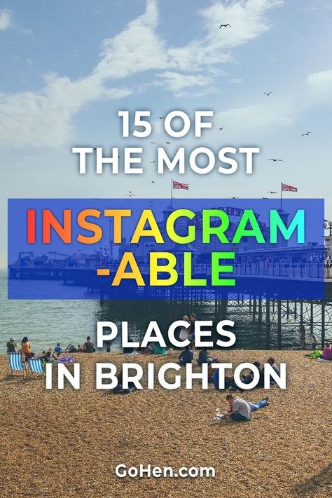 Creative, artistic and seriously cool, Brighton is an Instagram goldmine waiting to be snapped! Check out our 15 favourites attractions to capture! #brighton #gohenblog #hendoideas #gohen Most Instagrammable Places, Gossip News, Instagrammable Places, Hen Do, Hen Party, Bits And Bobs, Hen, Brighton, Wedding Inspiration