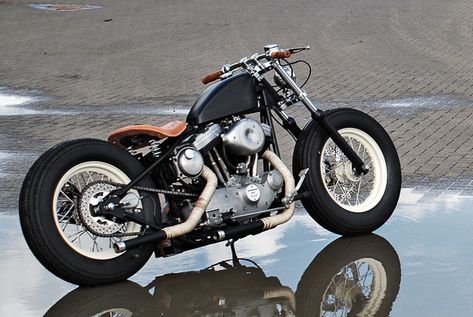 Harley-davidson Sportster, Sportster Custom, Harley Davidson 1200, Motos Bobber, Motor Harley Davidson, Motorcycle Ideas, Мотоциклы Harley Davidson, Cafe Racer Moto, Sportster Bobber