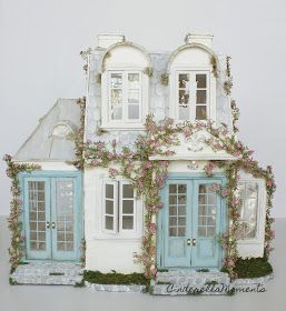 Cinderella Moments: La Maison De La Marquise Custom Dollhouse French Dollhouse, Custom Dollhouse, Entry Tile, Cinderella Moments, Doll Miniatures, Backyard Kids Play Area, French Houses, Tiny Furniture, Home Cottage