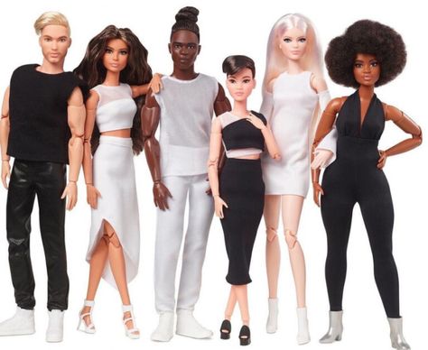 Barbie Signature Looks Review: Whole Collection 2021-2023 Barbie Signature Looks, Brunette Pixie Cut, Brunette Pixie, Barbie Basics, Barbie Signature, New Barbie, Barbie Collector Dolls, Fashion Model Poses, Face Mold