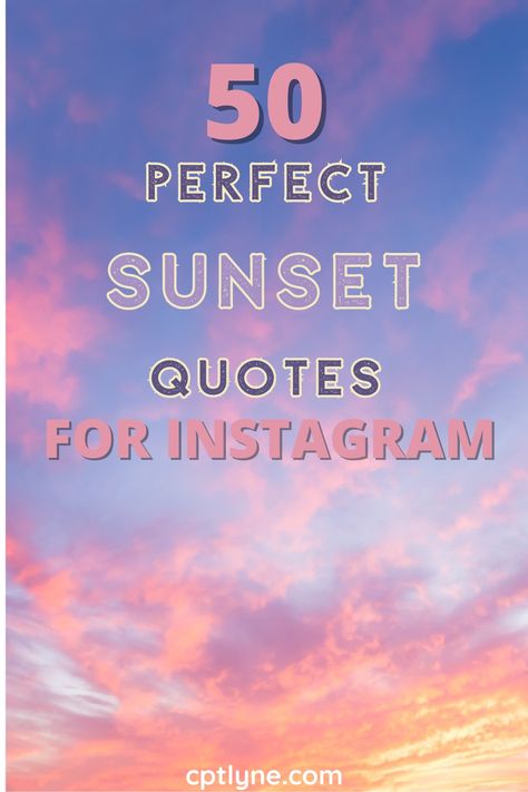 Are you searching for the best Sunset Quotes & Sunset captions for Instagram? Check out this list of the best romantic, short, and dreamy Instagram Sunset Quotes for the perfect summer vibe! | romantic sunset quotes | inspirational sunset quotes | chasing sunsets quotes / sunset beach / sunsets aesthetic / aesthetic sunset / sunset sky / sunset pics / sunset quotes deep / sunset quotes shorts / sunset quotes instagram caption short / sunset instagram captions post / sunset caption aesthetic Chase Sunsets Quotes, Chasing Sunsets Quotes, Summer Sunset Quotes, Sunset Quotes Aesthetic, Sunset Instagram Captions, Sunset Quotes Instagram Caption, Sunset Aesthetic Quotes, Quotes About Sunsets, Romantic Sunset Quotes