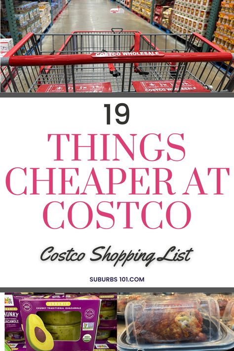 Are you looking for the best Costco deals and finds? Here are 19 things to buy at Costco that are cheaper than anywhere else. They are hands down the best deals at Costco. So add these Costco items to your Costco shopping list now! Costco Shopping List Families, Costco Family Shopping List, Costco Ideas, Costco Shopping List For One, Costco Bulk Shopping, Easy Costco Dinner Ideas, Costco Grocery List On A Budget, Costco Macro Shopping List, Staple Foods Shopping Lists