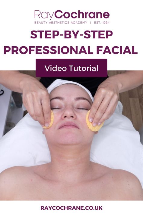 Basic Facial Steps, Facial Tutorial, Facial Massage Techniques Spa Treatments, Facial Step By Step, Basic Facial, Professional Facial Massage Steps, Facial Steps Professional, Facial Steps, Facial Extractions