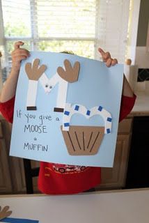 IF YOU GIVE A MOOSE A MUFFIN M Craft using "If You Give a Moose a Muffin." LOVE Letter M Crafts, Letter M Activities, Preschool Letter Crafts, Abc Crafts, Alphabet Letter Crafts, Letter Crafts, Preschool Alphabet, M Craft, Preschool Projects