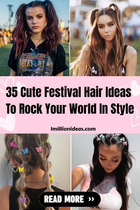 Summer is the season of festivals and fun vacations. It’s also the upcoming season, so you better be prepared for the hot,… Festival Hair With Hat, Cute Festival Hair, Easy Rave Hair, Edc Hairstyles, Festival Hair Ideas, Hair With Hat, Fun Vacations, Rave Hairstyles, Festival Hairstyles