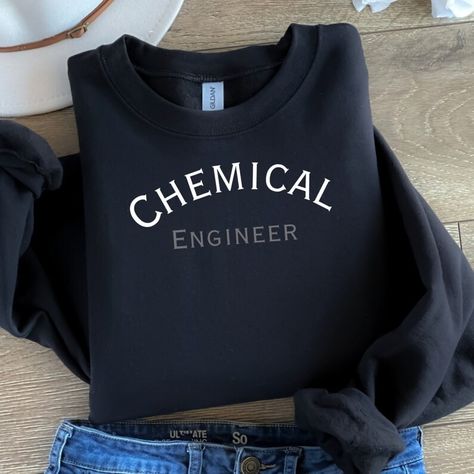 Engineering Hoodie, Engineer Sweatshirt, Engineering Student Hoodie, Engineer Sweater, Birthday Gift, Chemical Engineering Sweatshirt Q05 - Etsy Chemical Engineer, Engineering Student, Chemical Engineering, Comfort Colors, Crewneck Sweatshirt, Sweat Shirt, Crew Neck Sweatshirt, Birthday Gift, Bathing Beauties