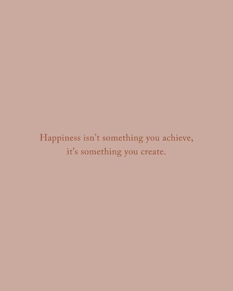 Happiness is found in the simple moments, the small joys, and the gratitude for what you have. Instead of chasing after it, focus on cultivating happiness from within. Your thoughts, actions, and mindset shape your reality - choose positivity, kindness, and love. Remember, you have the power to create your own happiness. So start today! 🌿 #CreateHappiness #PositiveVibes #JoyfulLiving #MindfulMoments #SelfLove Chase Happiness, Choose Positivity, Create Your Own Happiness, Small Joys, Start Today, Happiness Is, Positive Vibes, Gratitude, Best Quotes