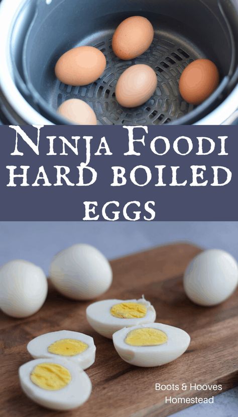 Pressure Cooker Boiled Eggs, Ninja Foodi Meals, Ninja Pressure Cooker, Pressure Cooker Eggs, Ninja Foodi Grill Recipes, Creative Egg Recipes, Food Ninja, Air Fryer Ninja, Ninja Grill