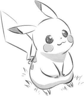 Pikachu ^.^ ♡ I give good credit to whoever made this More Pickachoo Drawing, Pikachu Drawing Sketch, Cute Pikachu Drawings, Drawing Ideas Pokemon, Pokemon To Draw, Anime Chibi Drawing, Cute Pokemon Drawings, Pikachu Sketch, Chibi Pikachu