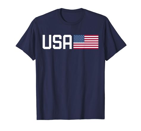 PRICES MAY VARY. USA Shirt American Flag Patriotic 4th of July T-Shirt for women, men, Kids, boys and girls For Proud Americans, Independence Day, Memorial Day, Veterans Day and anyone who loves the United States of America! USA Shirt American Flag Patriotic 4th of July graphic T-Shirt for proud Americans, mother, father, dad, mom, friends and all American patriots! Lightweight, Classic fit, Double-needle sleeve and bottom hem Usa Shirt, Shirt Women, American Flag, 4th Of July, Women Men, Flag, Fan, T Shirt