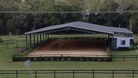 Indoor Horse Riding Arena, Horse Farm Layout, House Chicken Coop, Dream Barn Stables, Horse Riding Arena, Equestrian Barns, Steel Workshop, House Chicken, Horse Farm Ideas