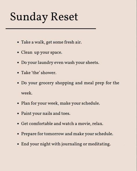 Disappear In One Month, Sunday Rest, Weekly Reset, Sunday Reset, Sunday Routine, Self Care Bullet Journal, Writing Therapy, Get My Life Together, Positive Self Affirmations